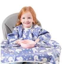 Charger l&#39;image dans la galerie, Bavoir Bébé Manches Longues – Repas Sans Dégâts
