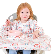 Charger l&#39;image dans la galerie, Bavoir Bébé Manches Longues – Repas Sans Dégâts
